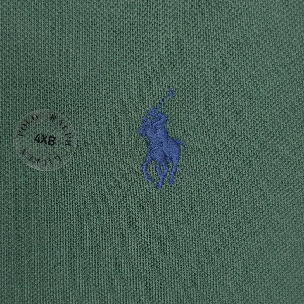 POLO RALPH LAUREN New Men Polo Shirt Green 4XB Tall 100% Cotton Classic Fit Mesh